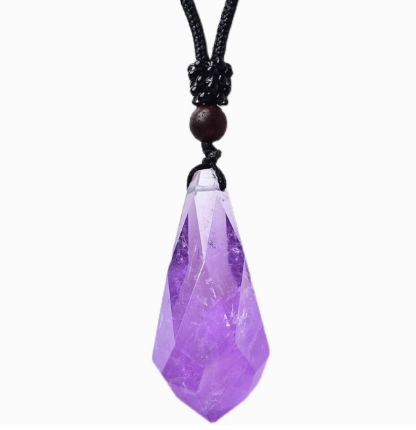 Amethyst necklace — detail view 4