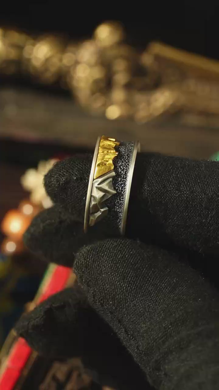 Namcha Barwa gold mountain ring — video